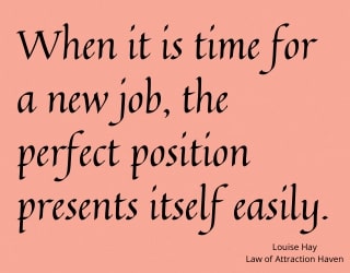 louise hay affirmations career find me a new job