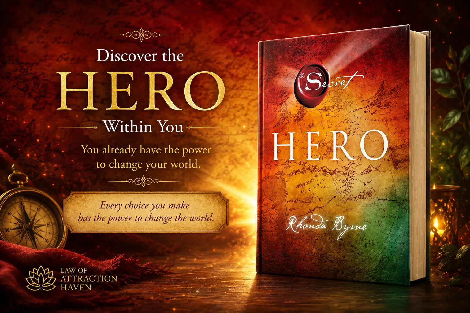 Find the courage to follow your dreams with Hero by Rhonda Byrne.