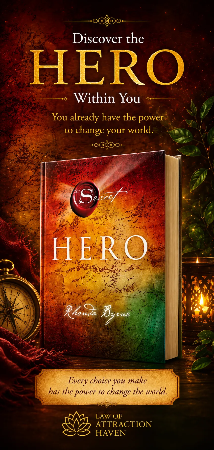 Find the courage to follow your dreams with Hero by Rhonda Byrne.