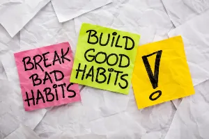 Replace old habit patterns with healthier ones