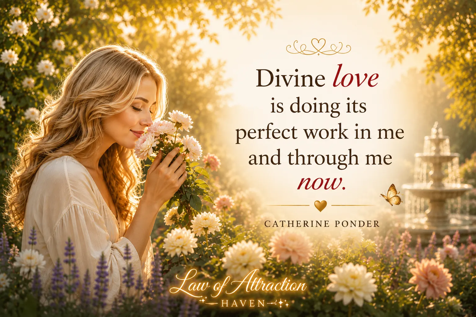 Divine love is doing its perfect work in me and through me now.