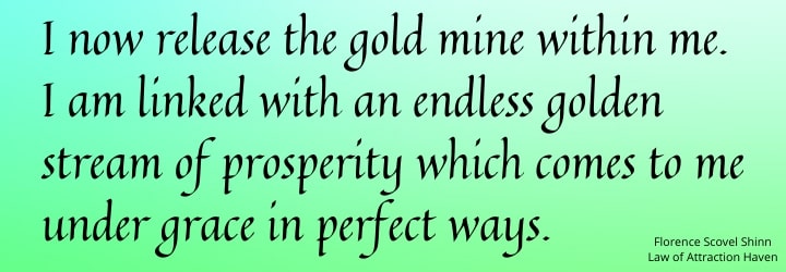 Florence Scovel Shinn Prosperity