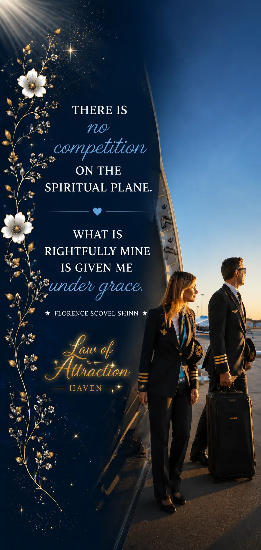 There is no competition on the Spiritual plane. What is rightfully mine is given me under grace.