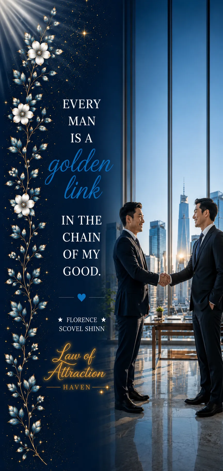 Every man is a golden link in the chain of my good.