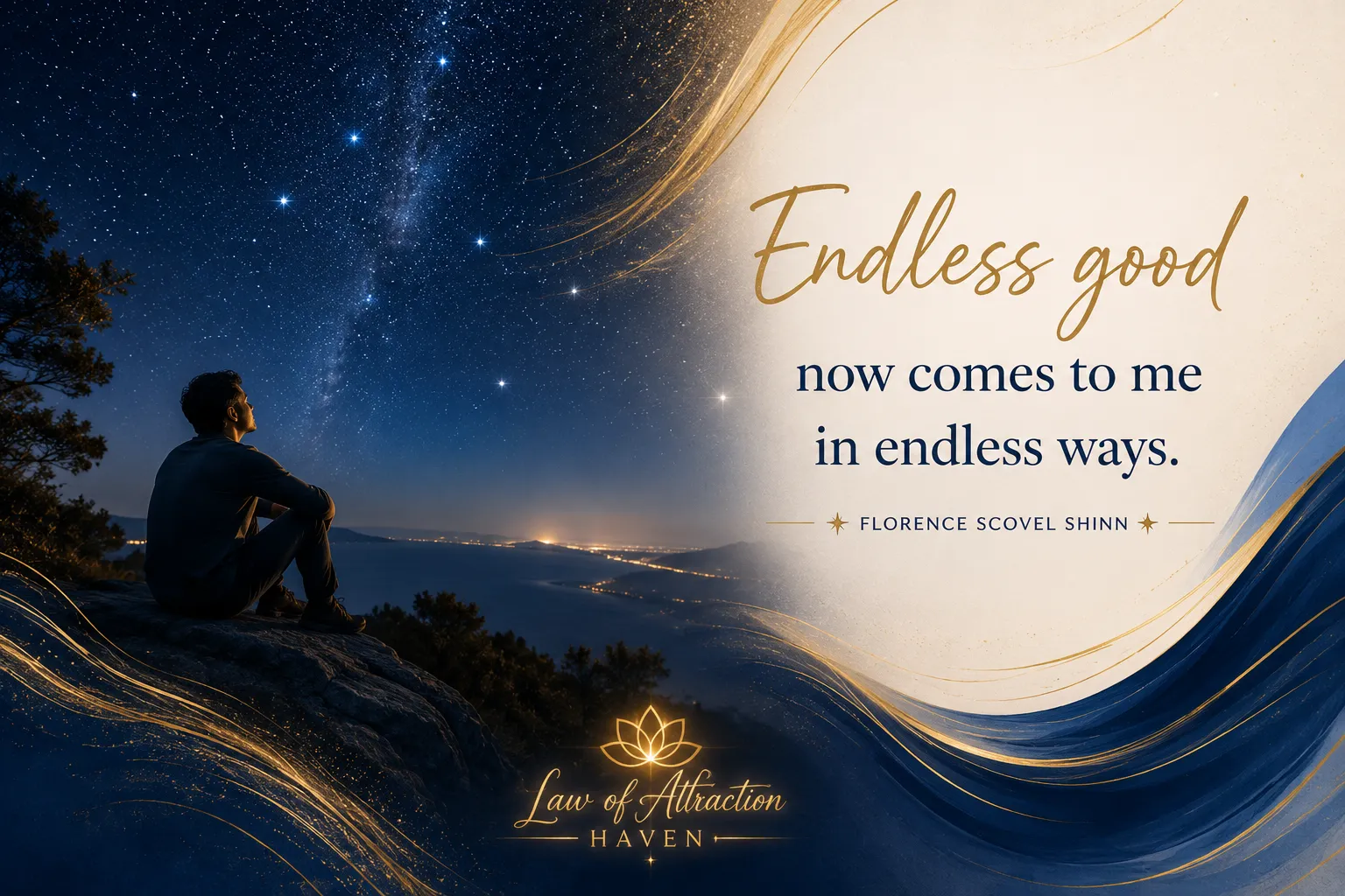 Endless good now comes to me in endless ways.