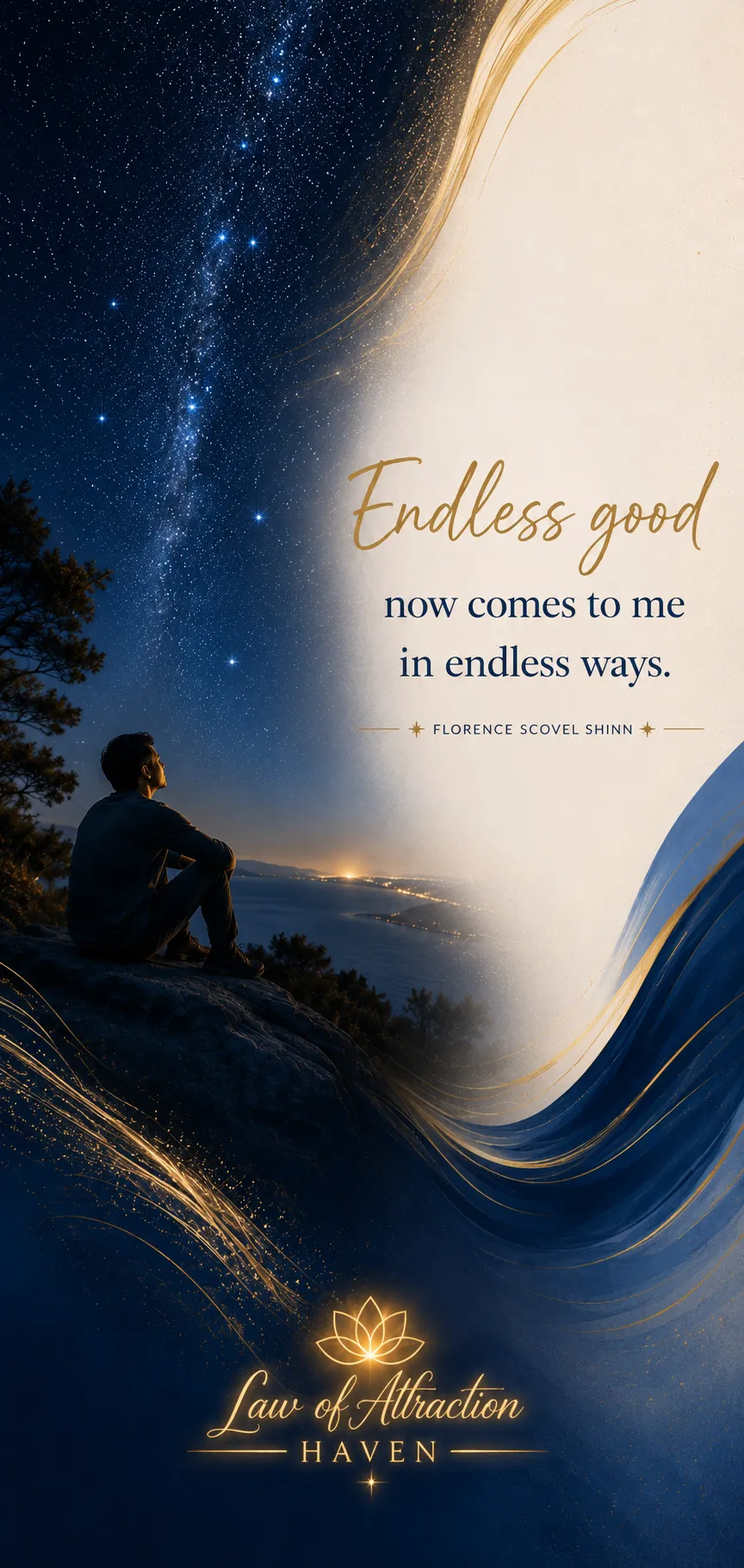 Endless good now comes to me in endless ways.