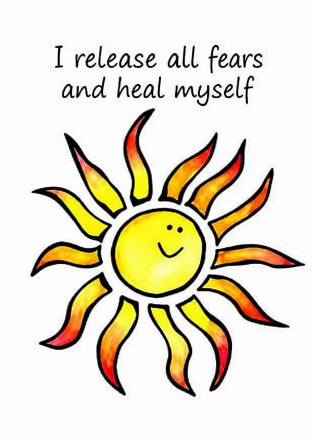 I release all fears and heal myself