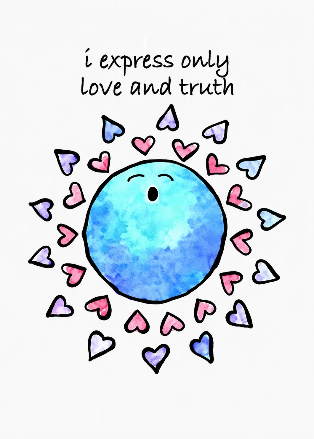 I express only love and truth