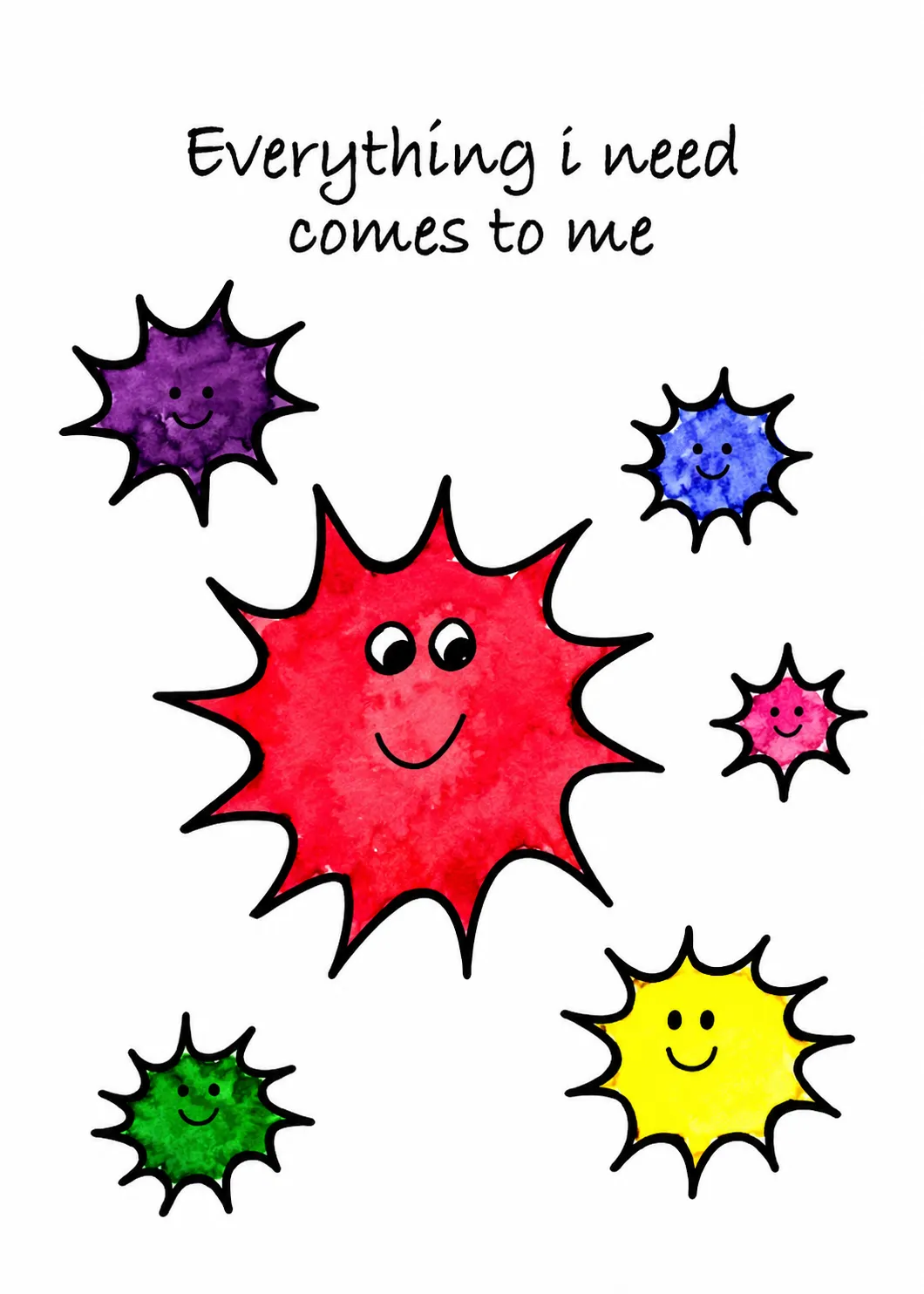 Everything I need comes to me