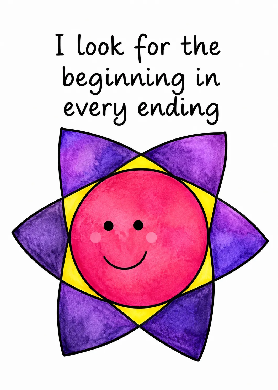I look for the beginning in every ending