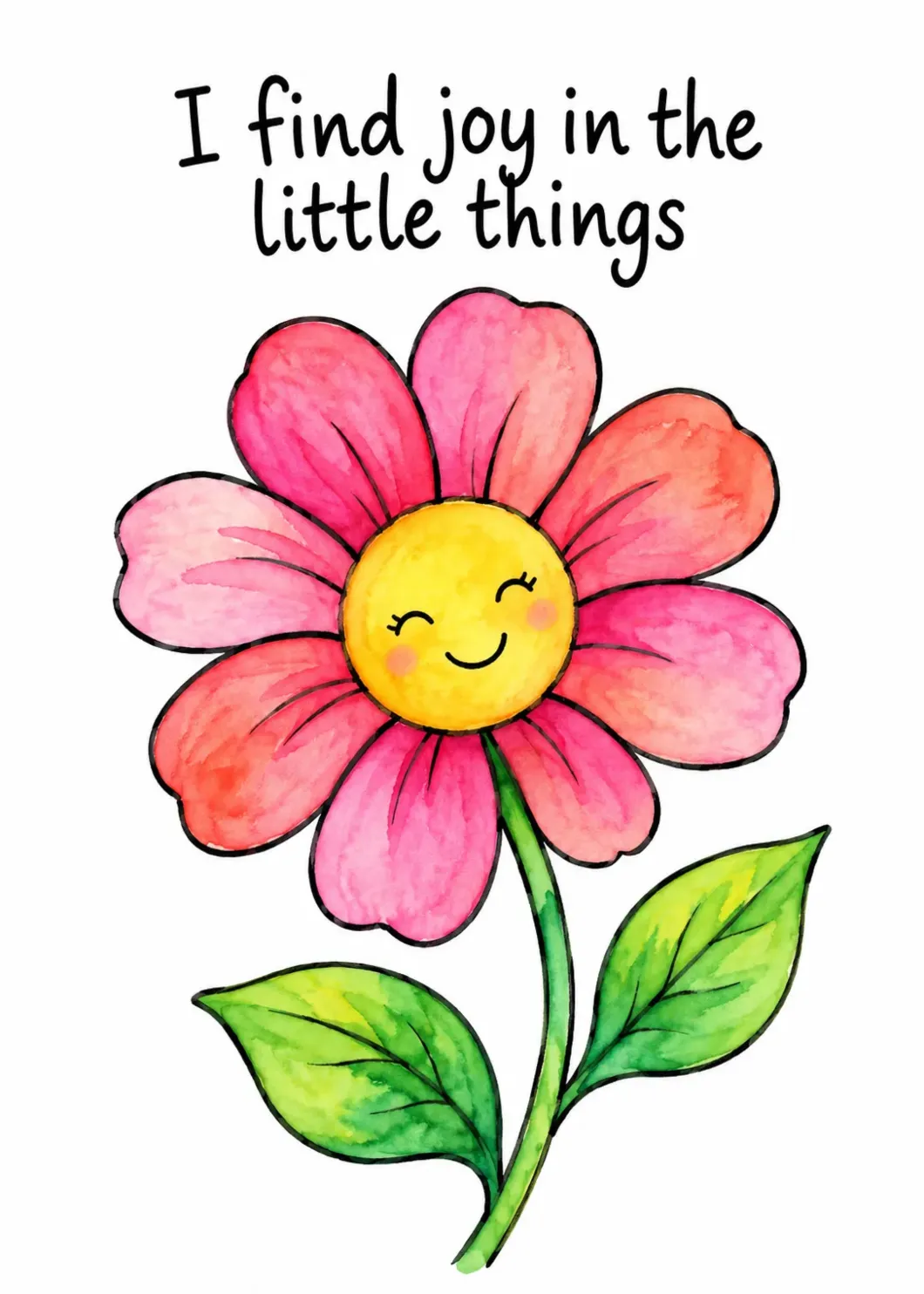 I find joy in the little things