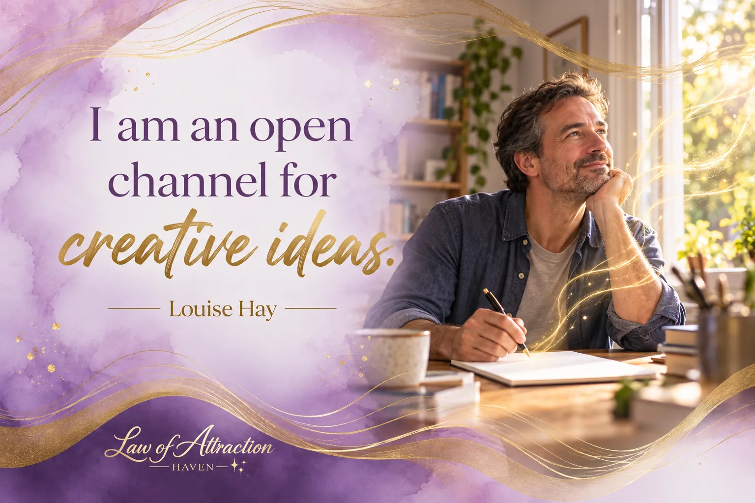 I am an open channel for creative ideas.