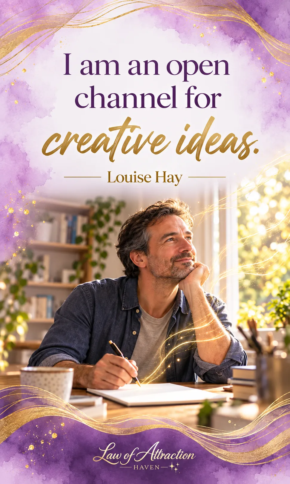 I am an open channel for creative ideas.