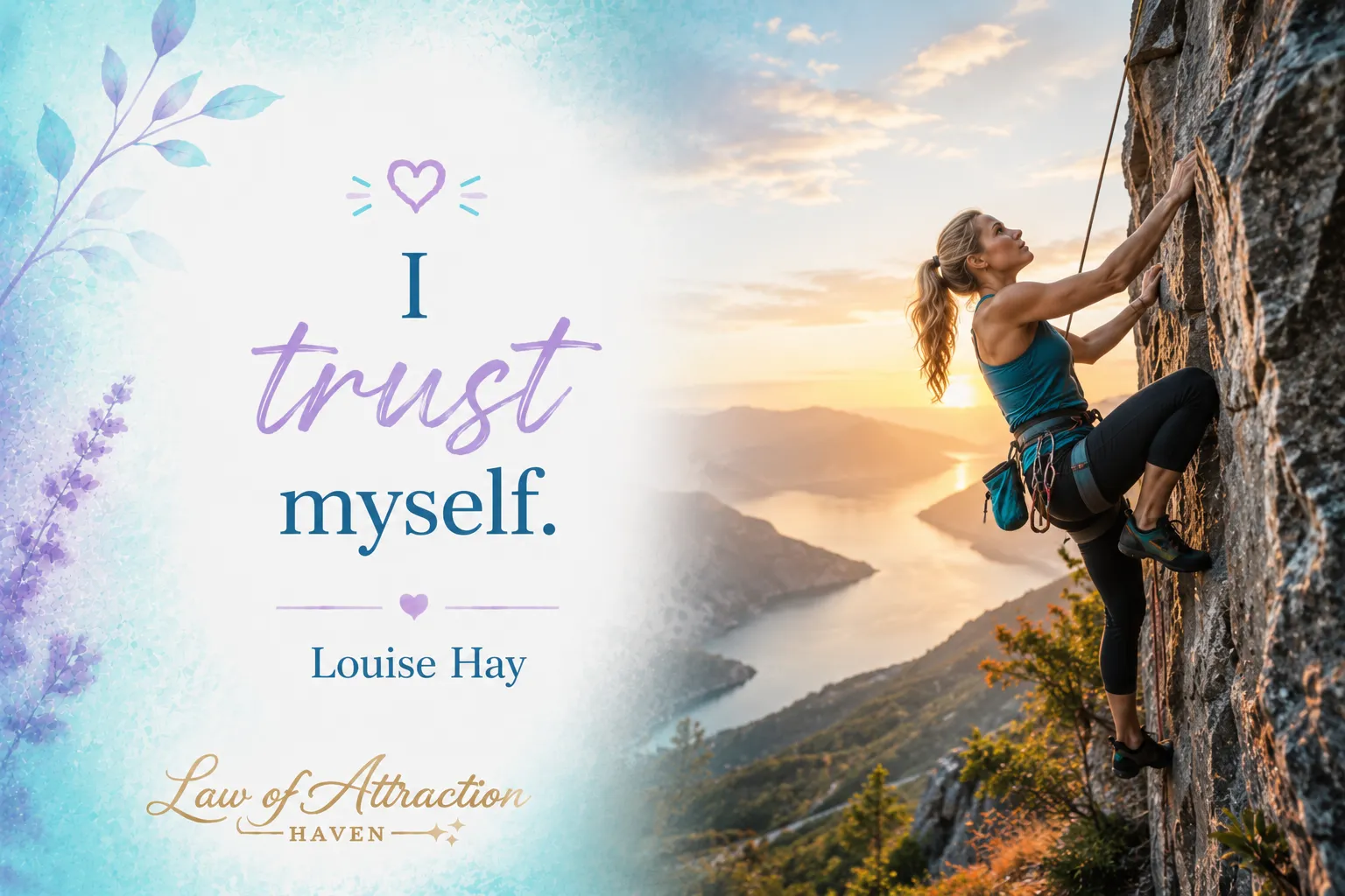 I trust myself.