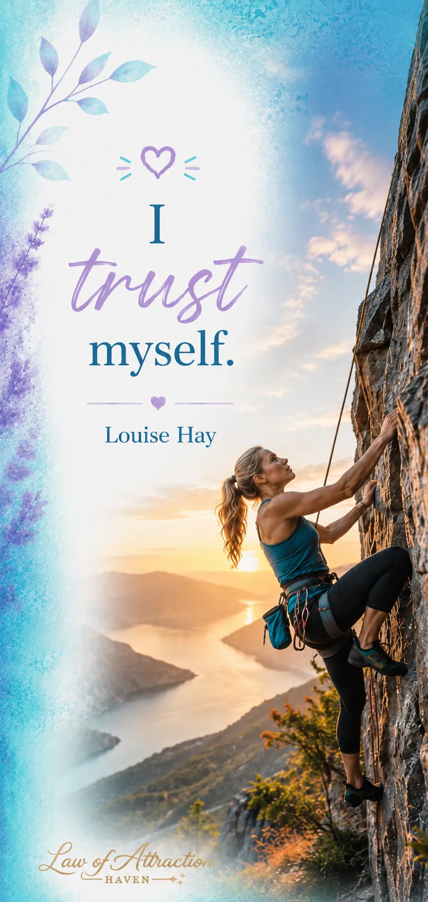 I trust myself.