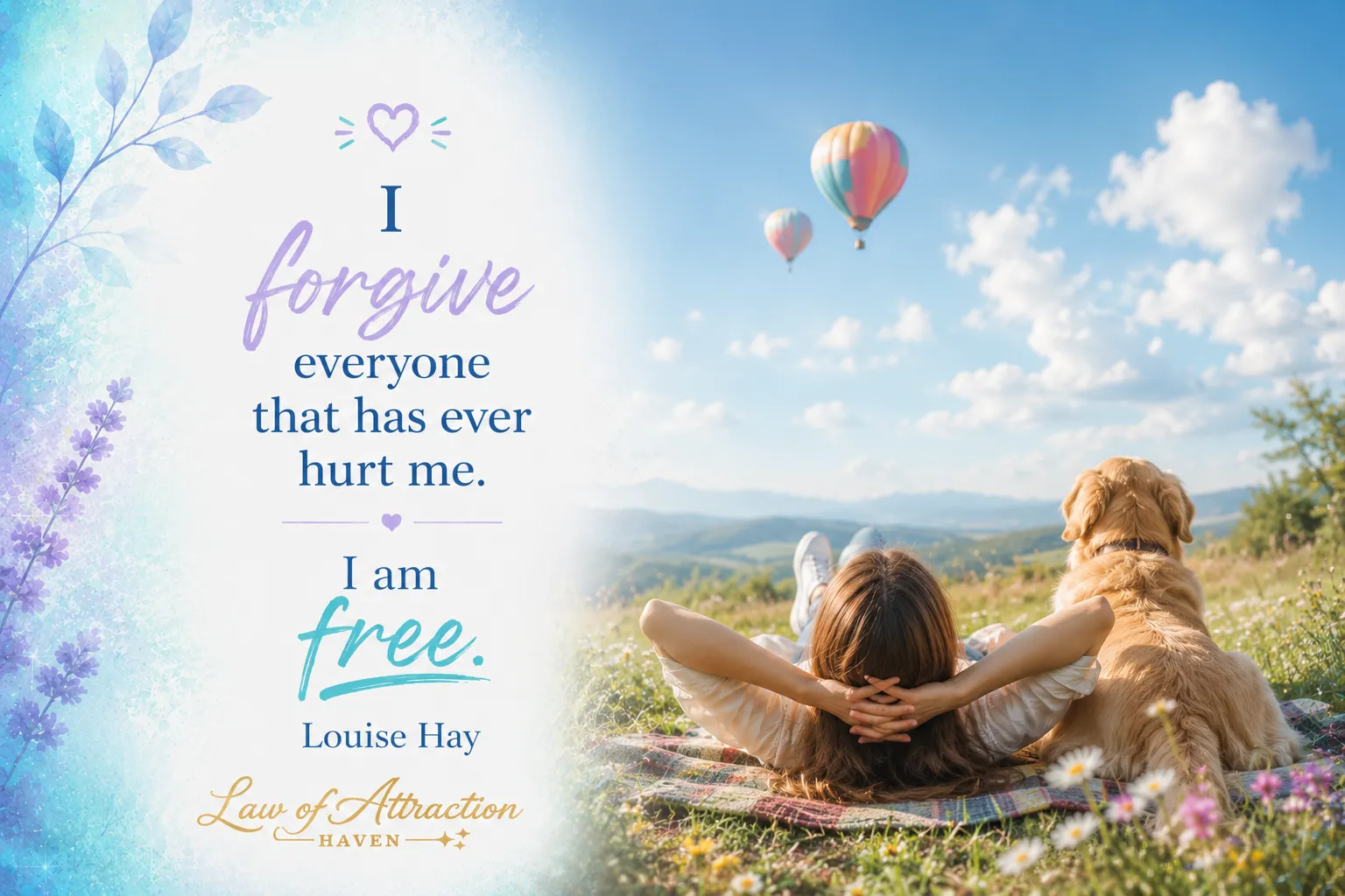 I forgive everyone that has ever hurt me. I am free.