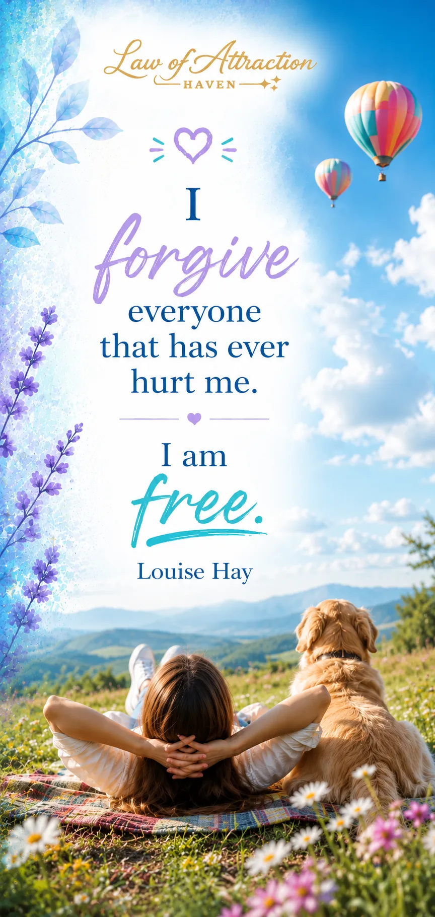 I forgive everyone that has ever hurt me. I am free.