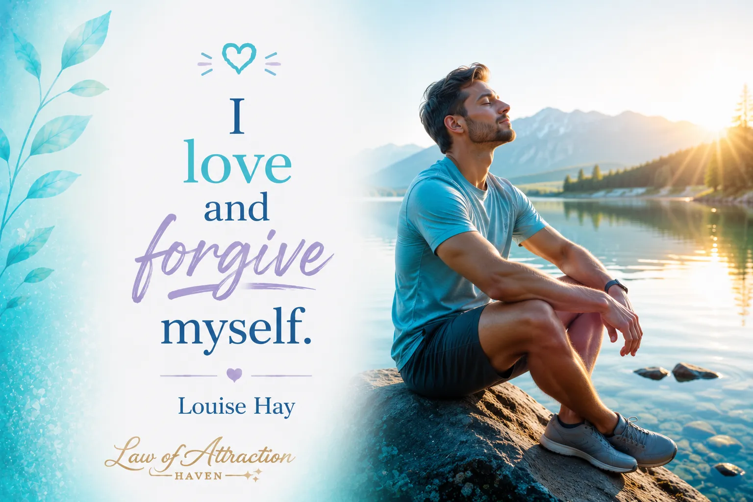 I love and forgive myself.