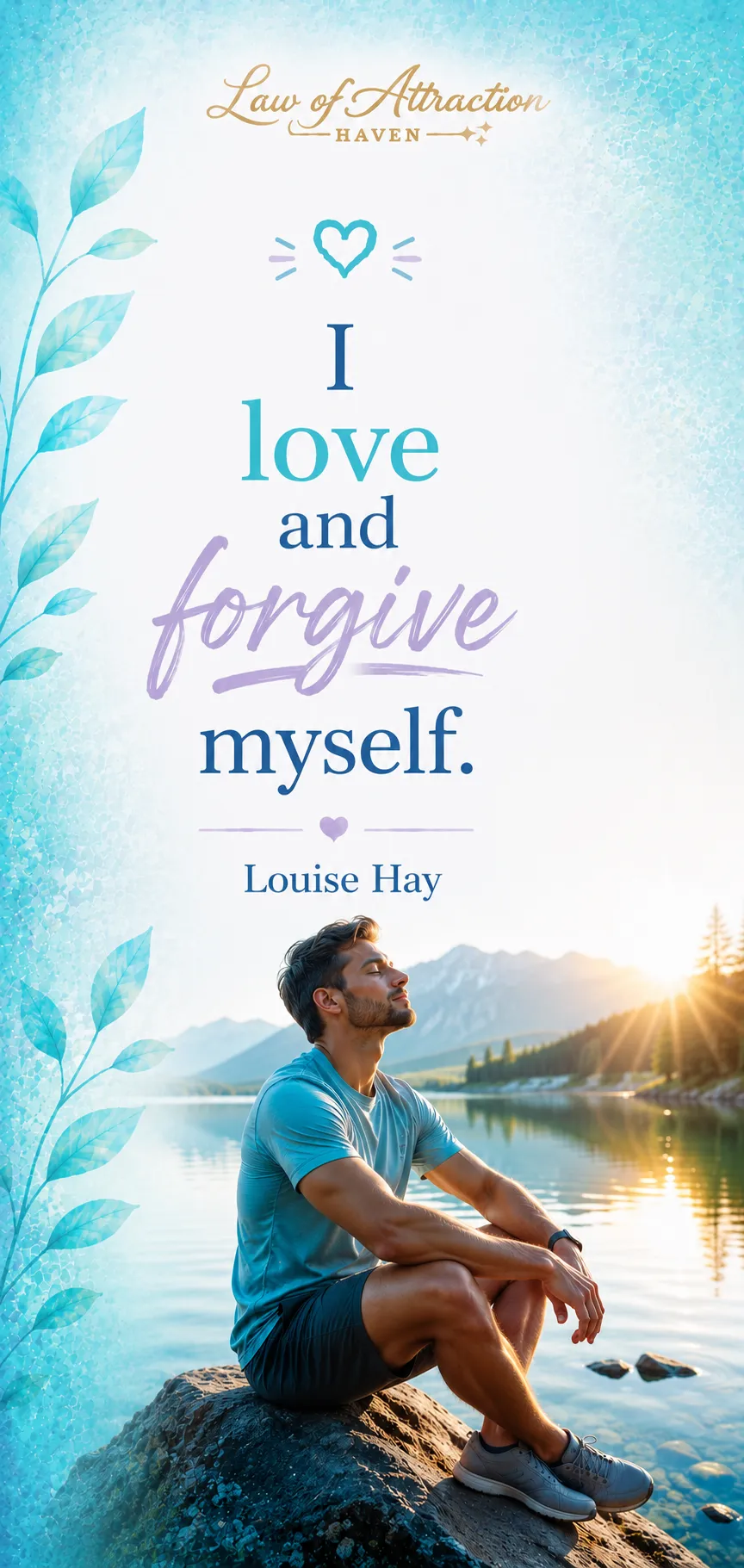 I love and forgive myself.