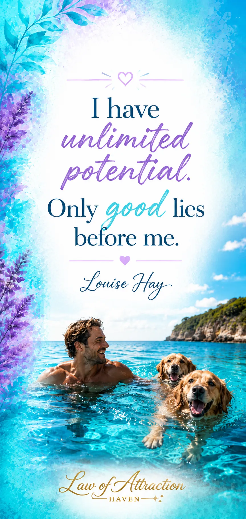 I have unlimited potential. Only good lies before me.