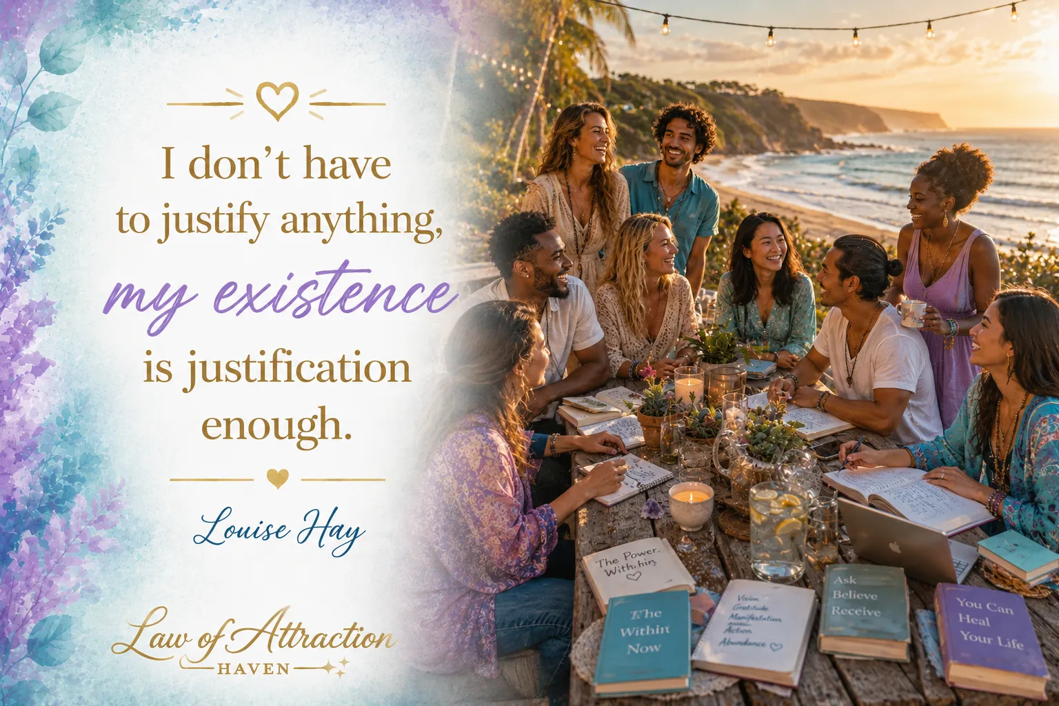 I don't have to justify anything, my existence is justification enough.