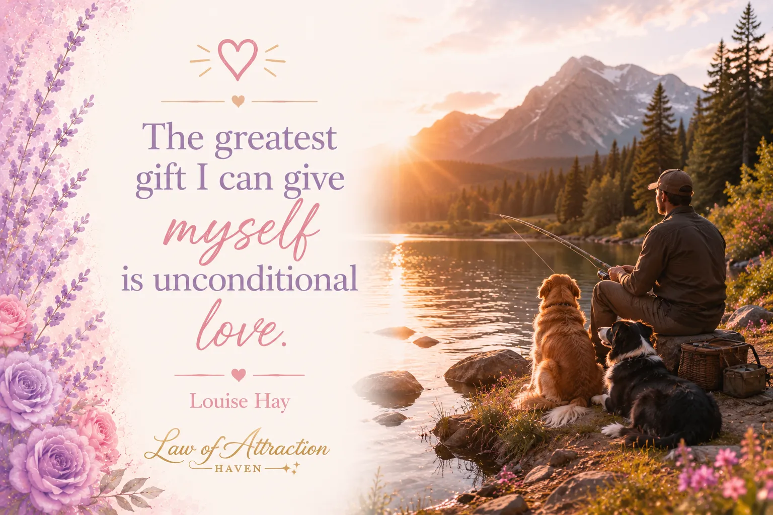 The greatest gift I can give myself is unconditional love.