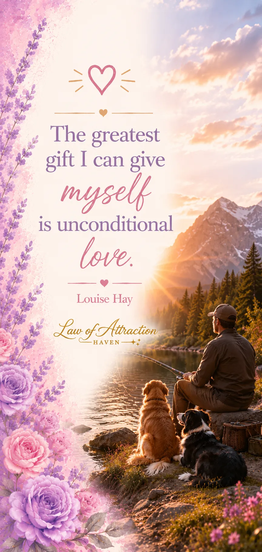 The greatest gift I can give myself is unconditional love.