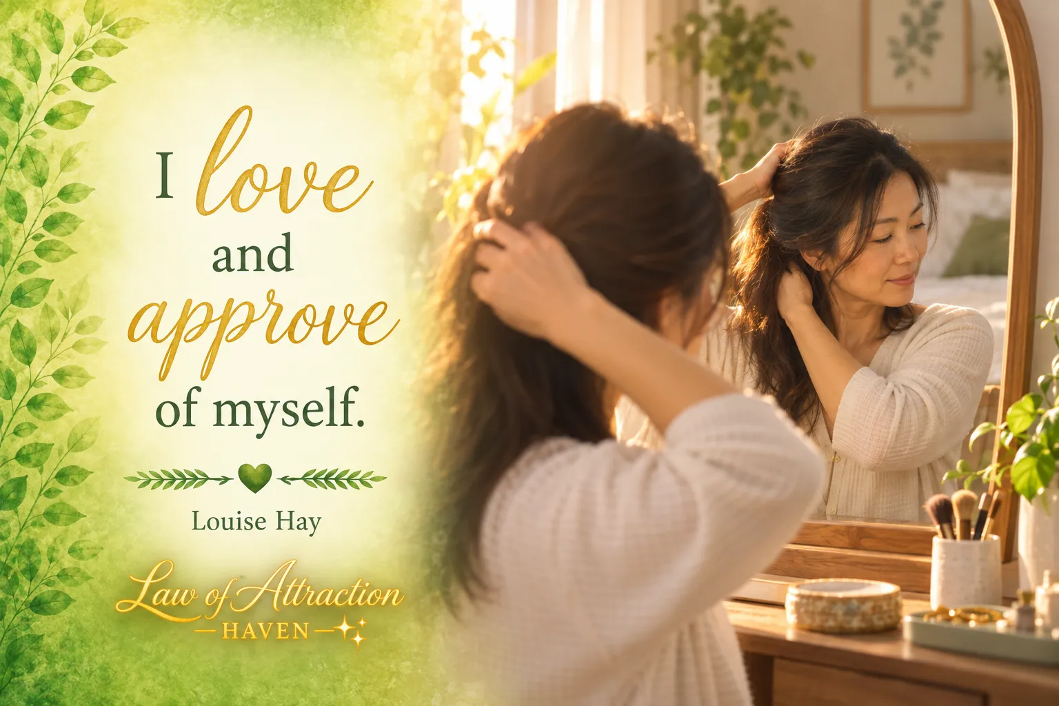 I love and approve of myself.