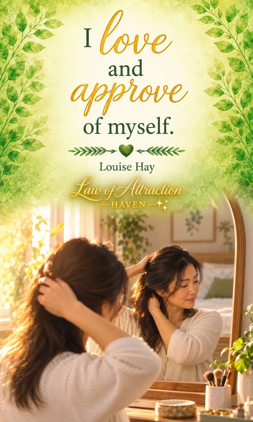 I love and approve of myself.
