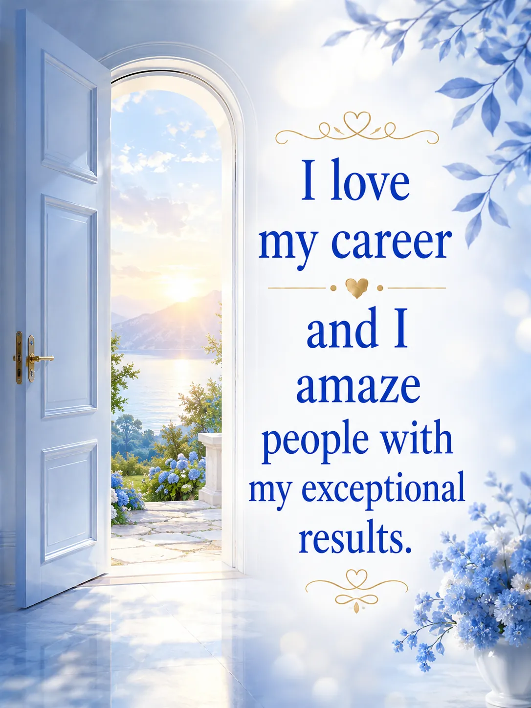 I love my career and I amaze people with my exceptional results.