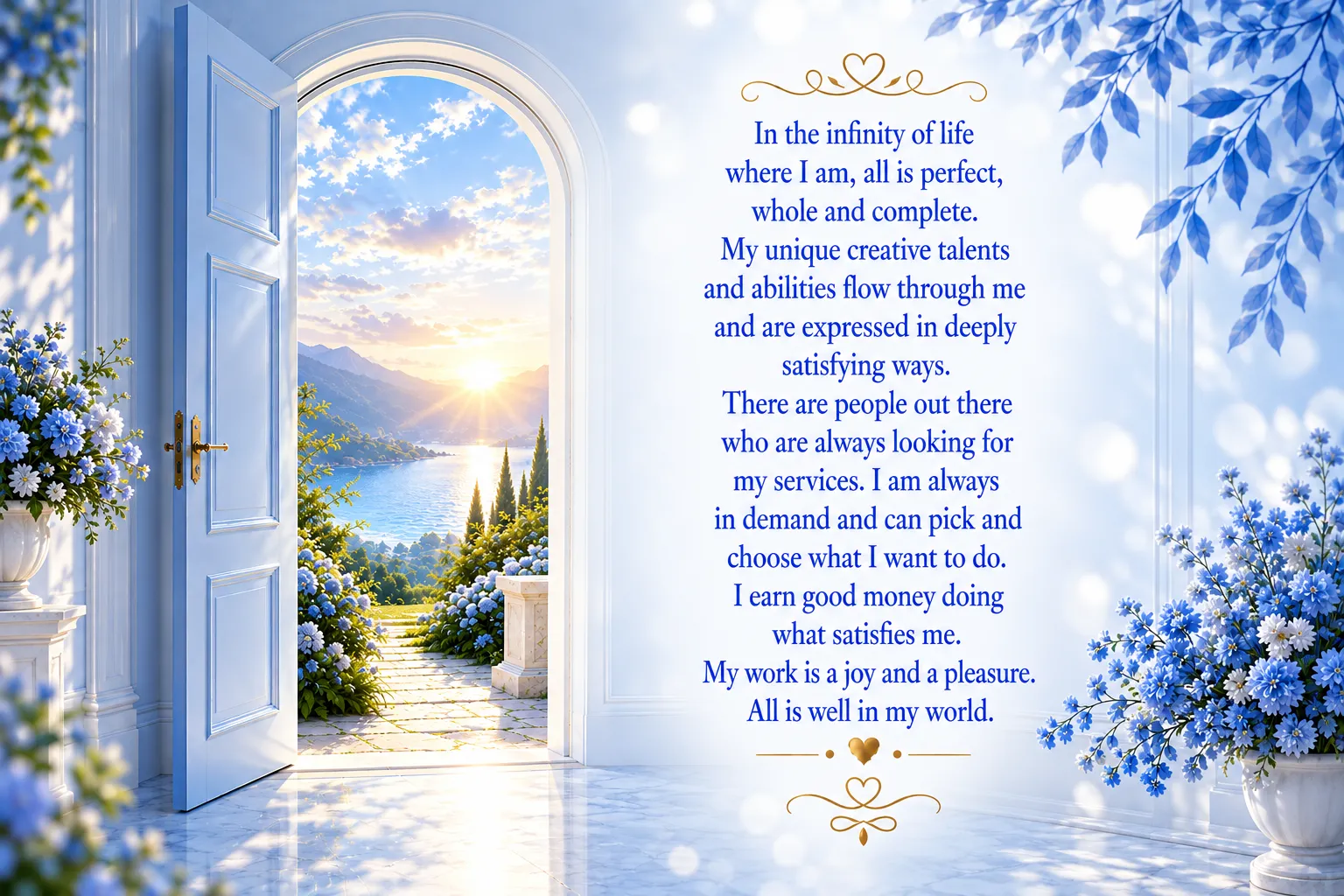 Louise Hay affirmation from You Can Heal Your Life
