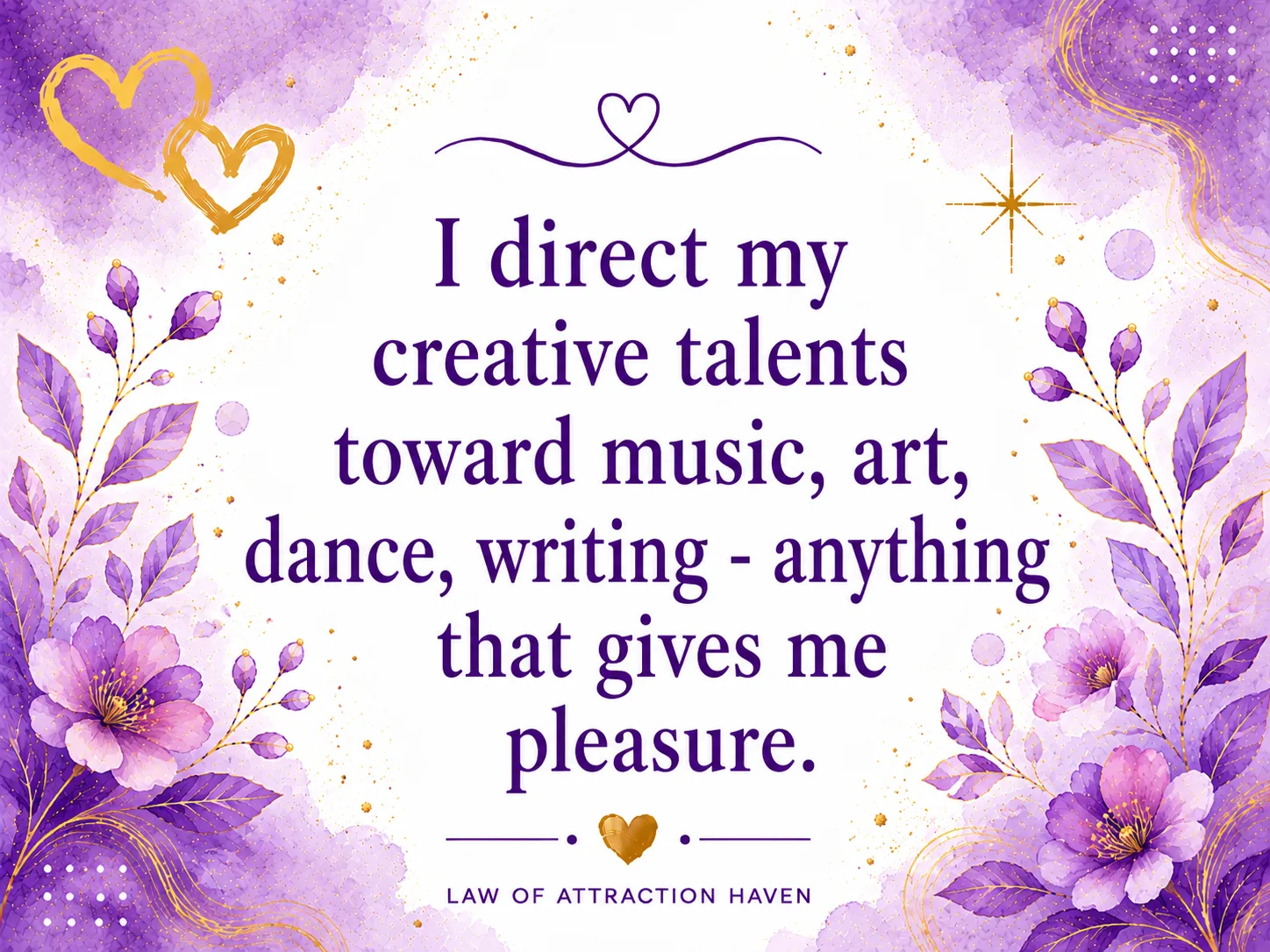 I direct my creative talents toward music, art, dance, writing - anything that gives me
pleasure. I direct my creative talents toward music, art, dance, writing - anything that gives me
pleasure.