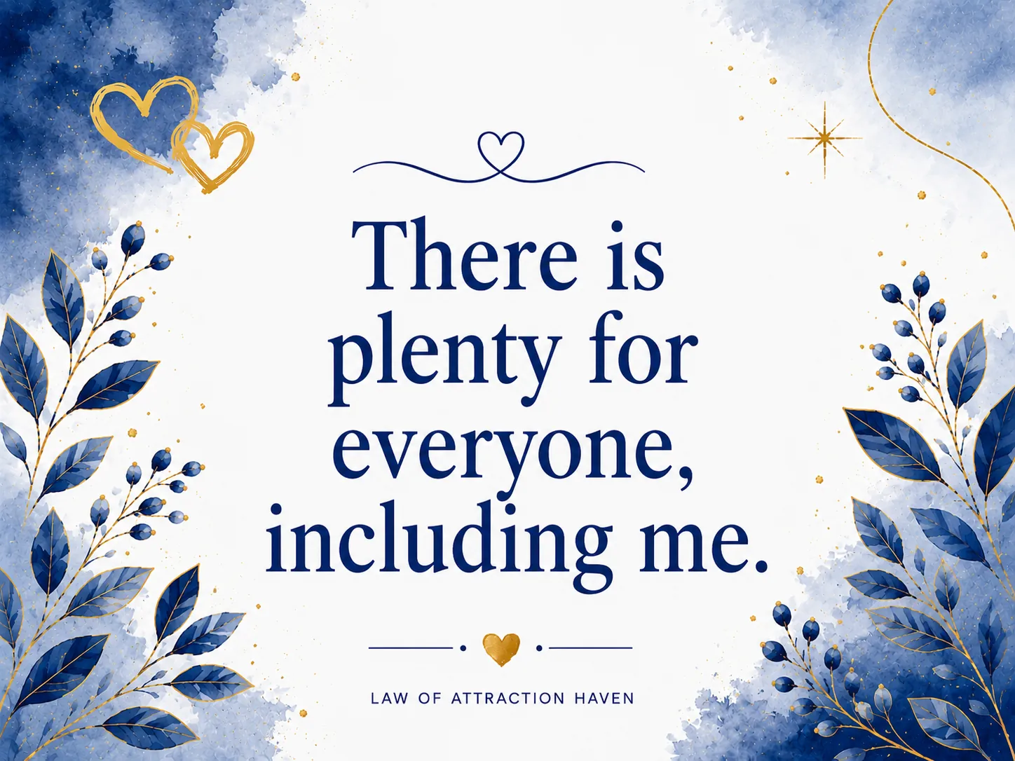 There is plenty for everyone, including me.