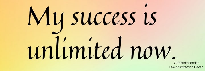 "My success is unlimited now."