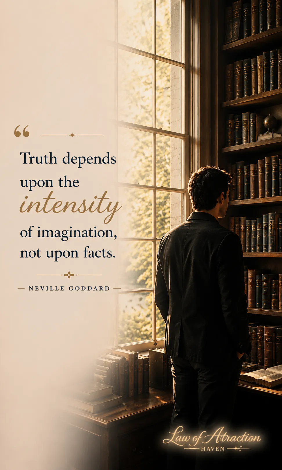 "Truth depends upon the intensity of imagination, not upon facts."