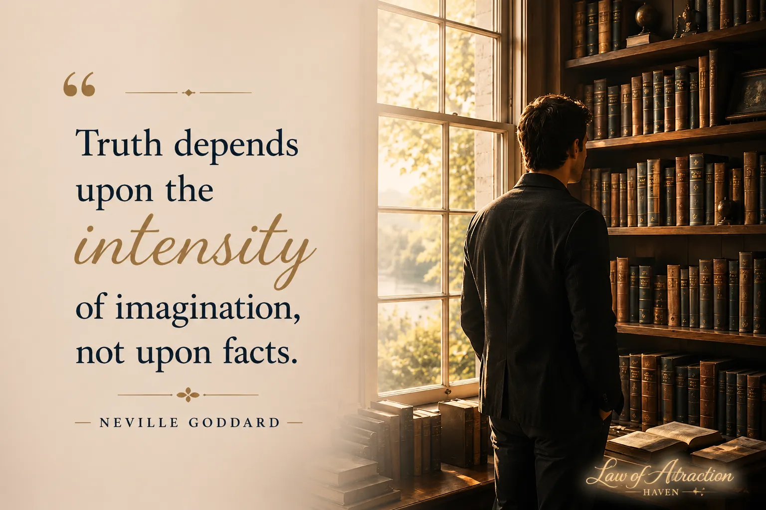 "Truth depends upon the intensity of imagination, not upon facts."