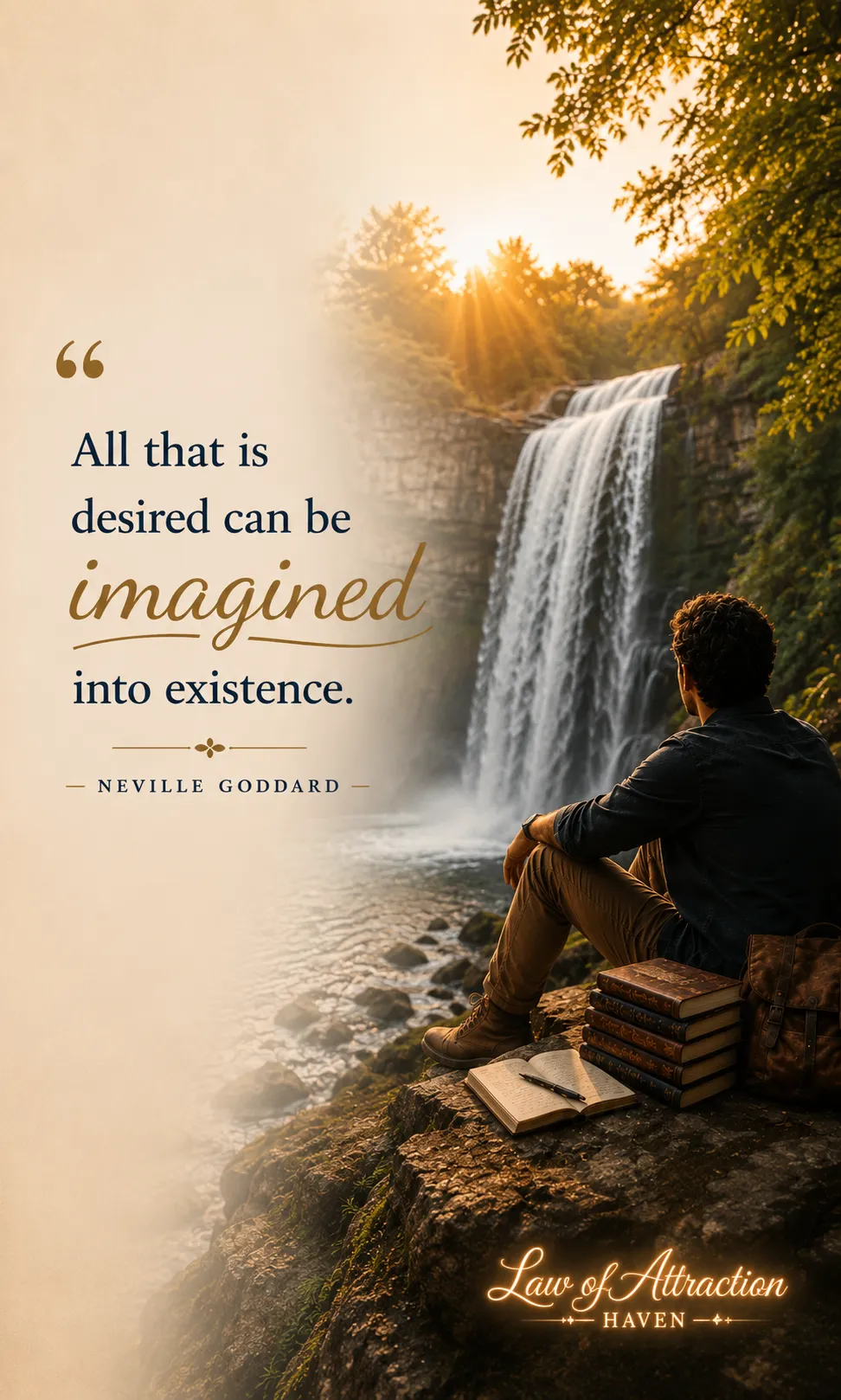 "All that is desired can be imagined into existence."