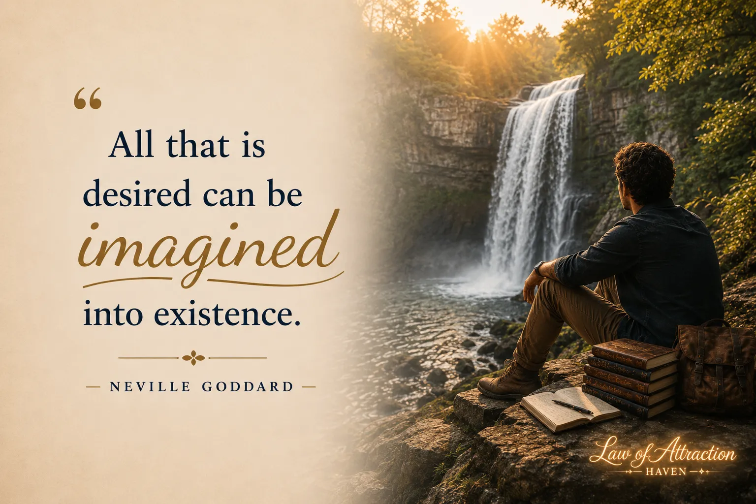 "All that is desired can be imagined into existence."