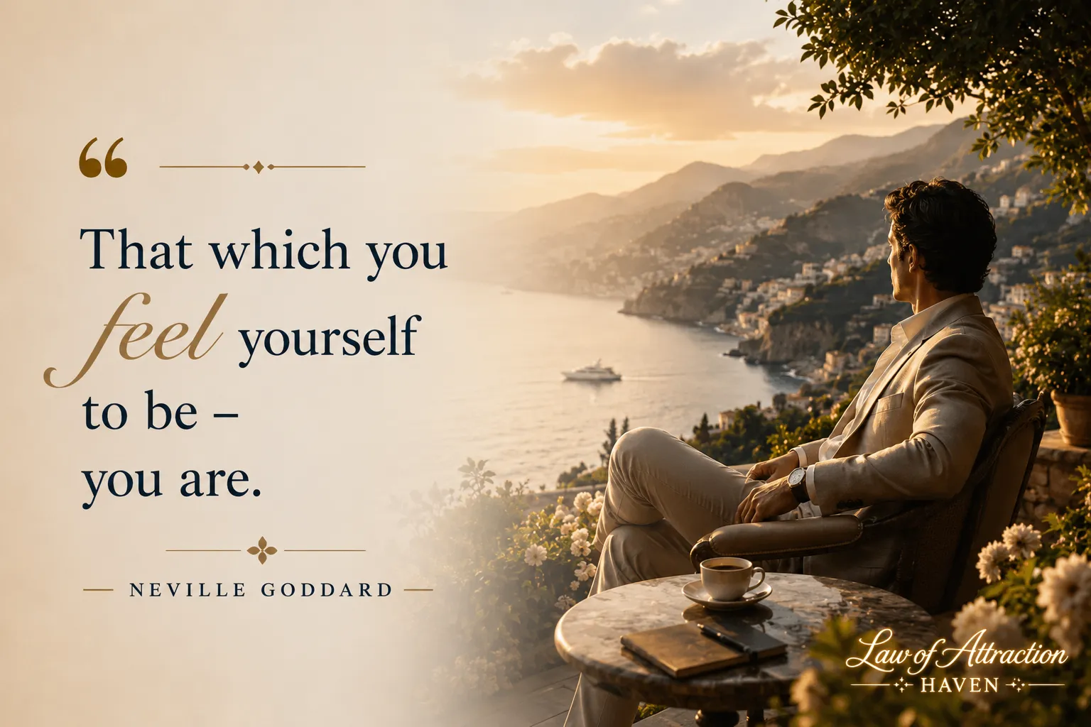 "That which you feel yourself to be - you are."