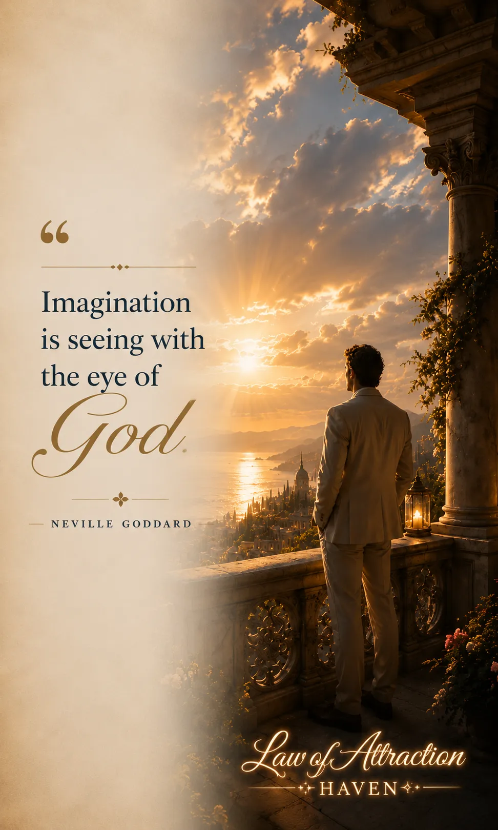 "Imagination is seeing with the eye of God."
